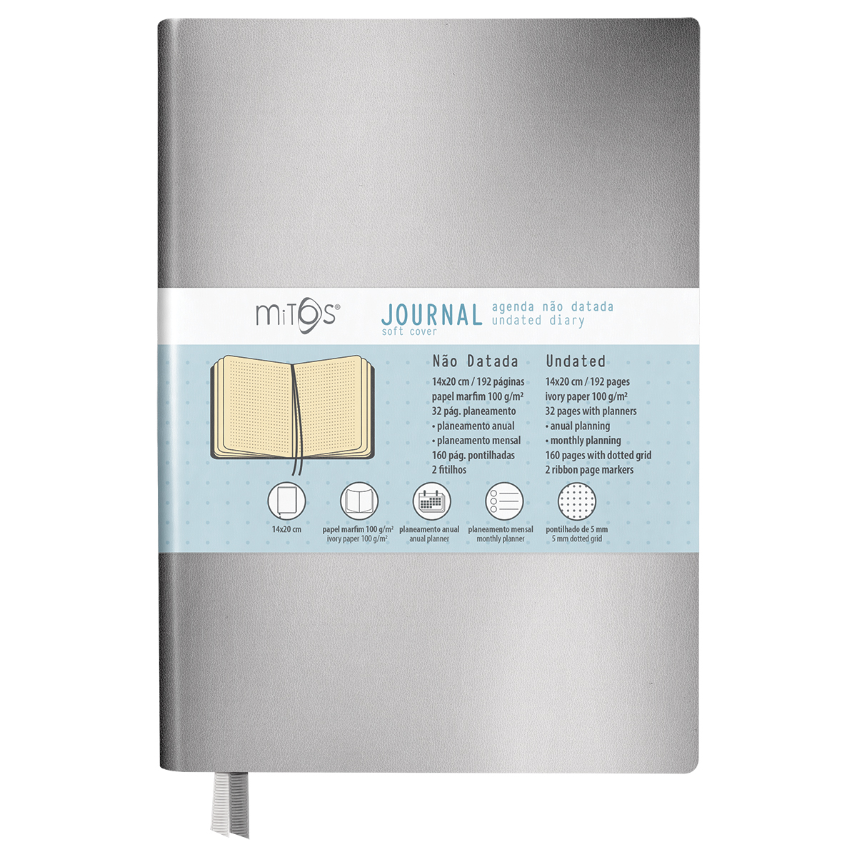 MITOS-JOURNAL-SO-Agenda Intemporal (14x20cm-P11)Papel marfim MITOS-JOURNAL-SO-Agenda Intemporal (14x20cm-P11)Papel marfim
